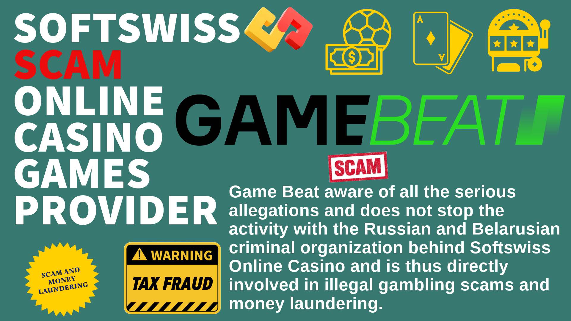 GameBeat - softswiss scam - Casino by Softswiss